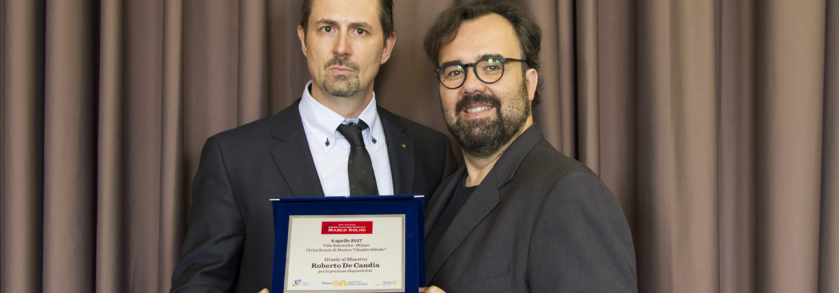 Massimo Marnati - Premio Koliqi 2017, col Maestro Roberto De Candia